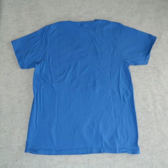 Ocarina Time! T-Shirt Zelda Nintendo Unisex Medium Blue Graphic Logo 100% Cotton - Picture 3 of 5